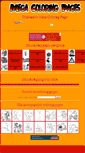 Mobile Screenshot of megacoloringpages.com